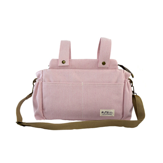Organizador de cochecito de bebé – Algodón mini rayas