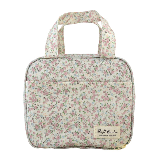 Bolso nevera cuadrado impermeable con estampado floral
