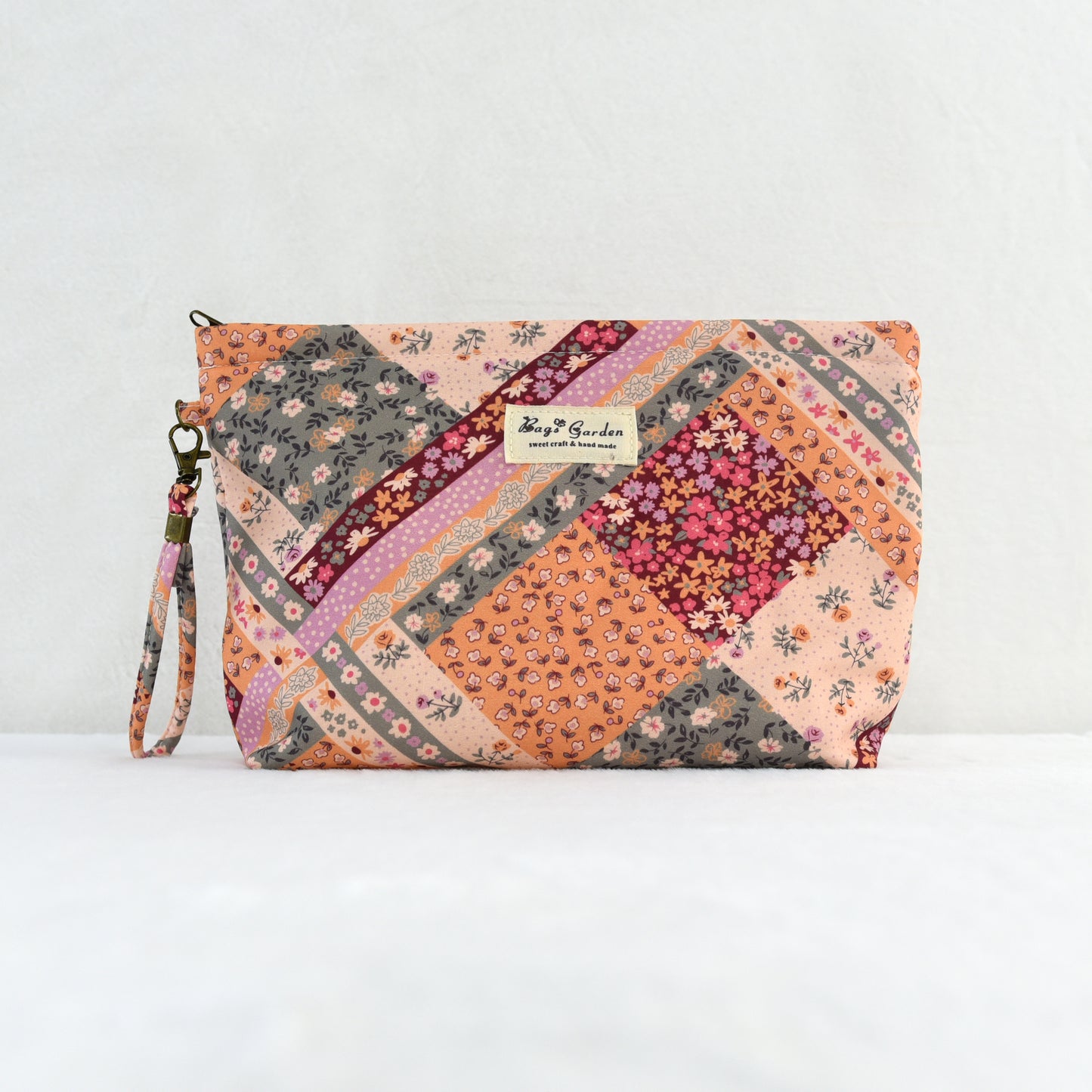 Neceser pequeño Patchwork Floral Algodón