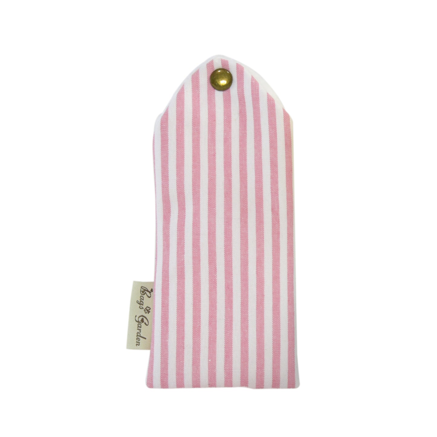 Funda de gafas de algodón con estampado de rayas