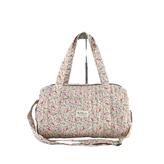 Bolso barrel de algodón floral