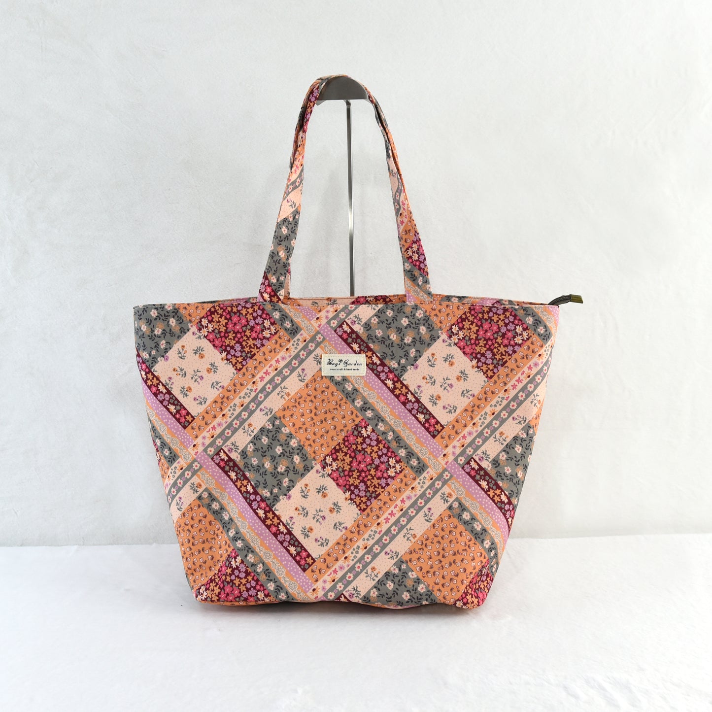 Bolso Tote Patchwork Floral Algodón