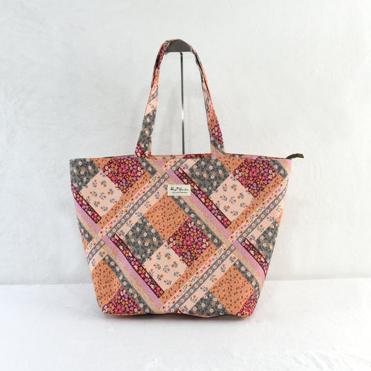 Bolso Tote Patchwork Floral Algodón
