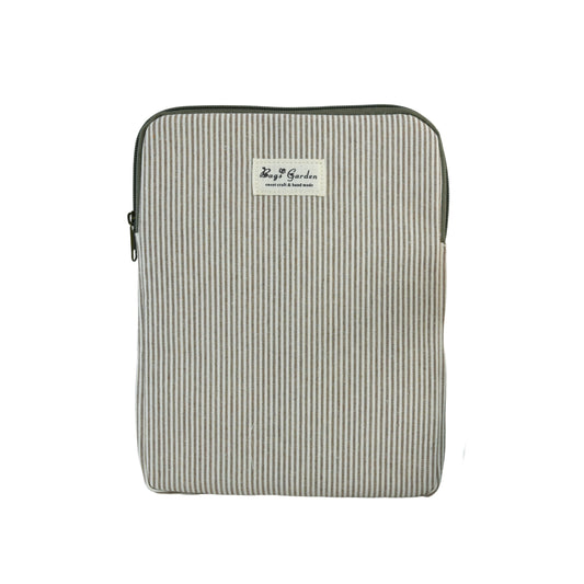Funda de algodón mini rayas para iPad  – para iPad hasta 11"