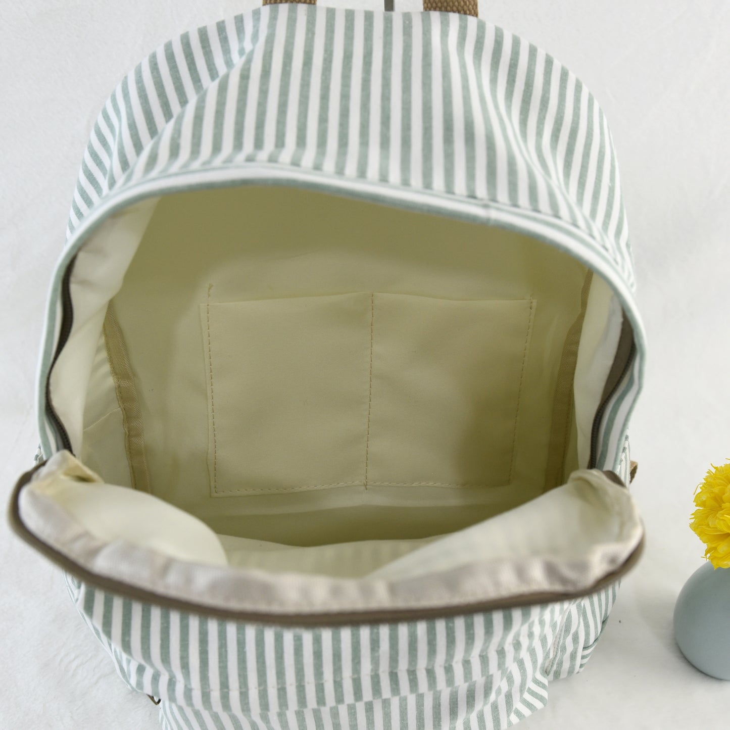 Mochila de algodón rayas