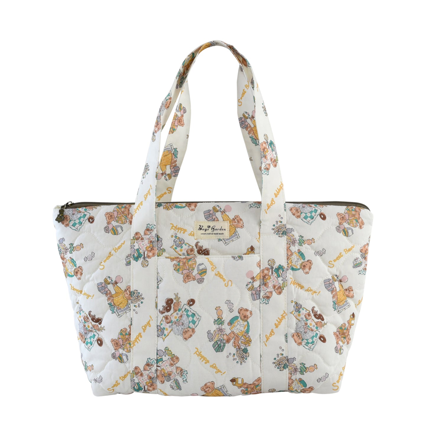 Bolso de hombro acolchado Cartoon Algodón