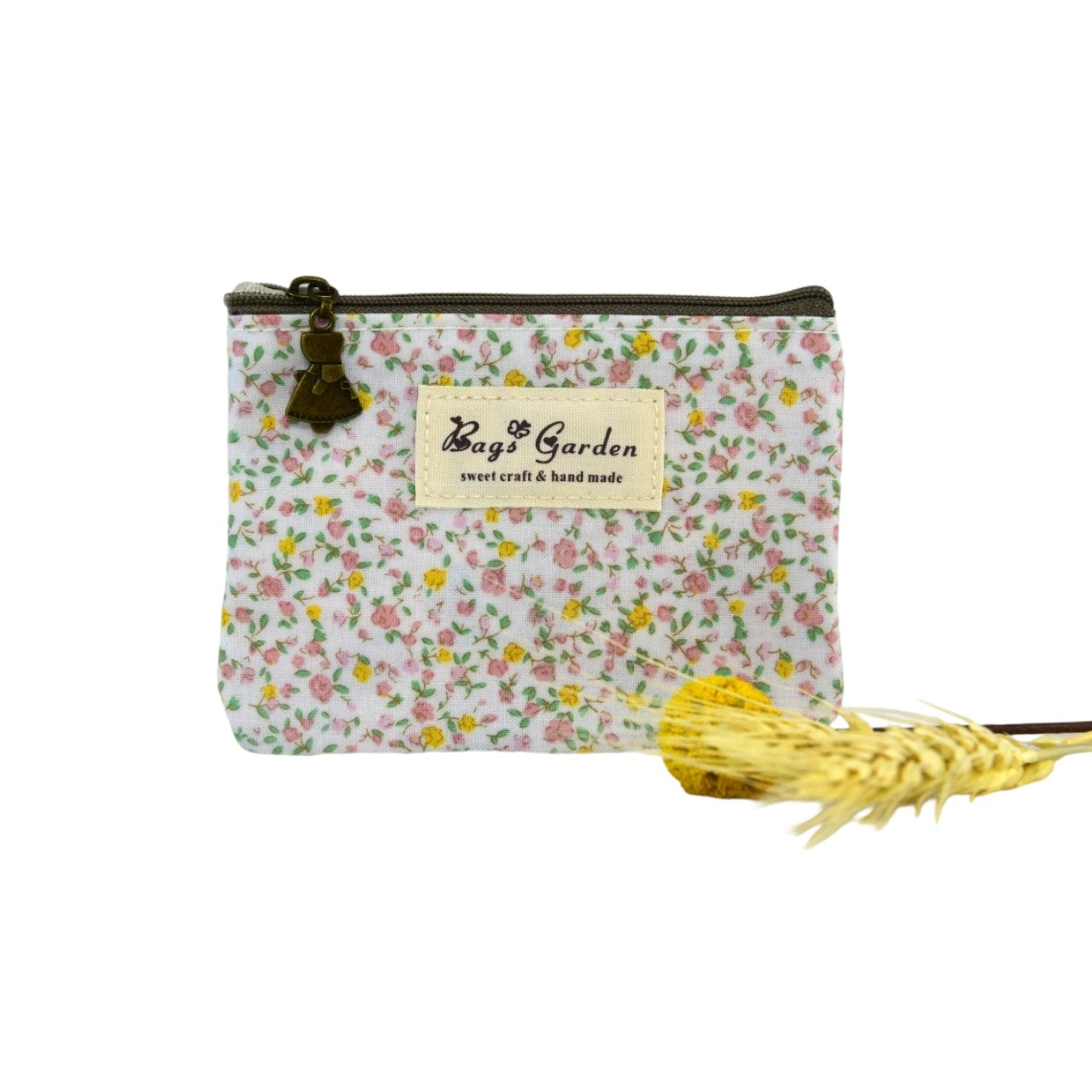 Monedero impermeable de flores
