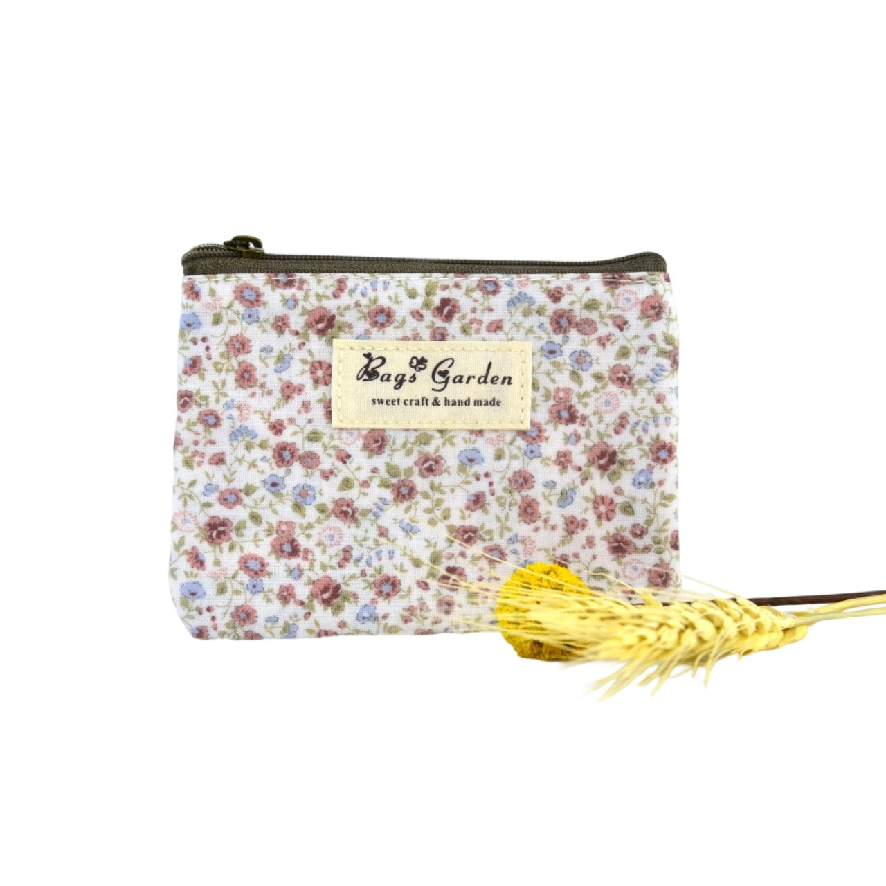 Monedero impermeable de flores