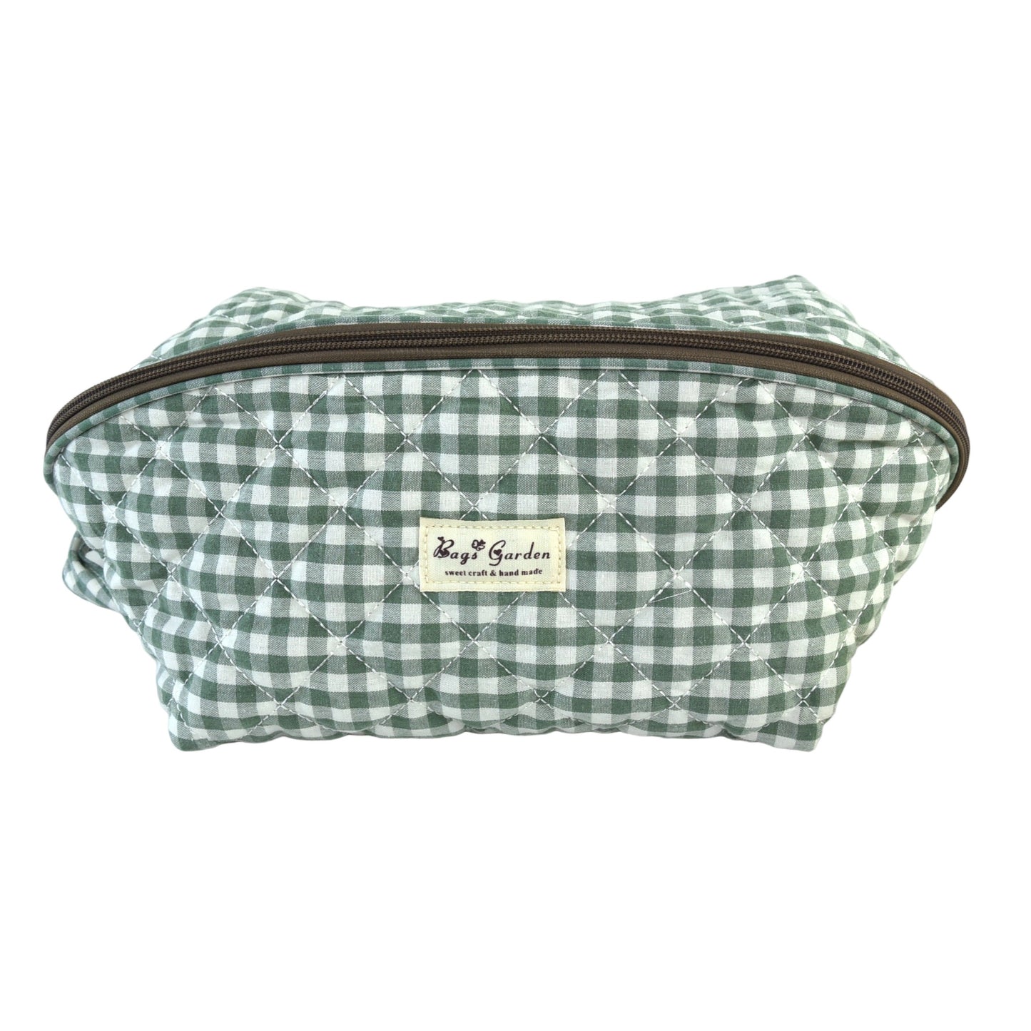 Bolsa Organizadora de Algodón Acolchado con Vichy Grande · Ropa Interior y Viaje