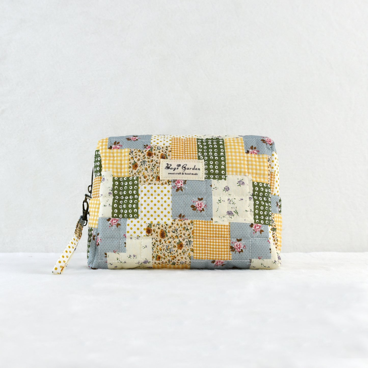 Neceser pequeño Patchwork Floral Algodón