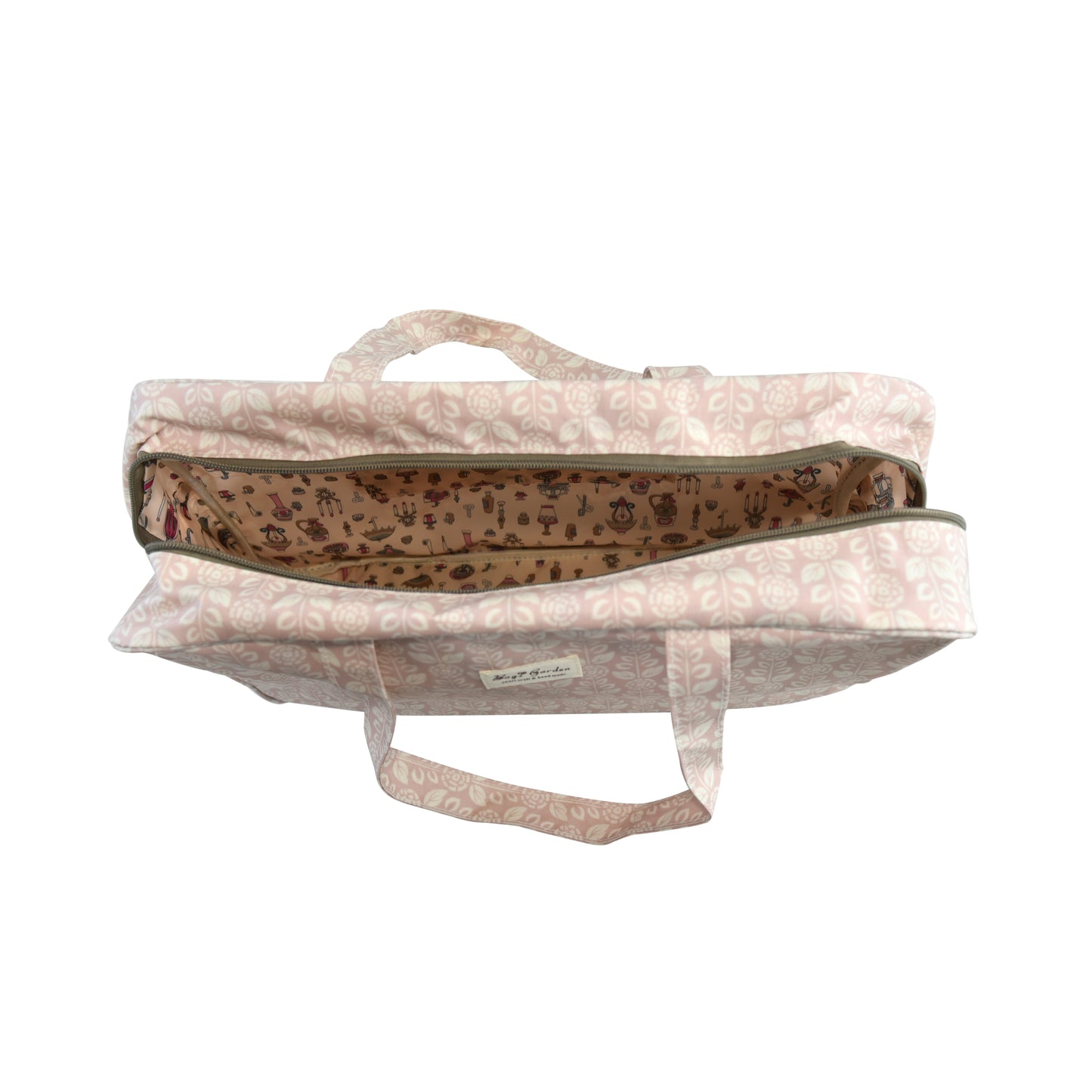 Maletita grande impermeable botánico