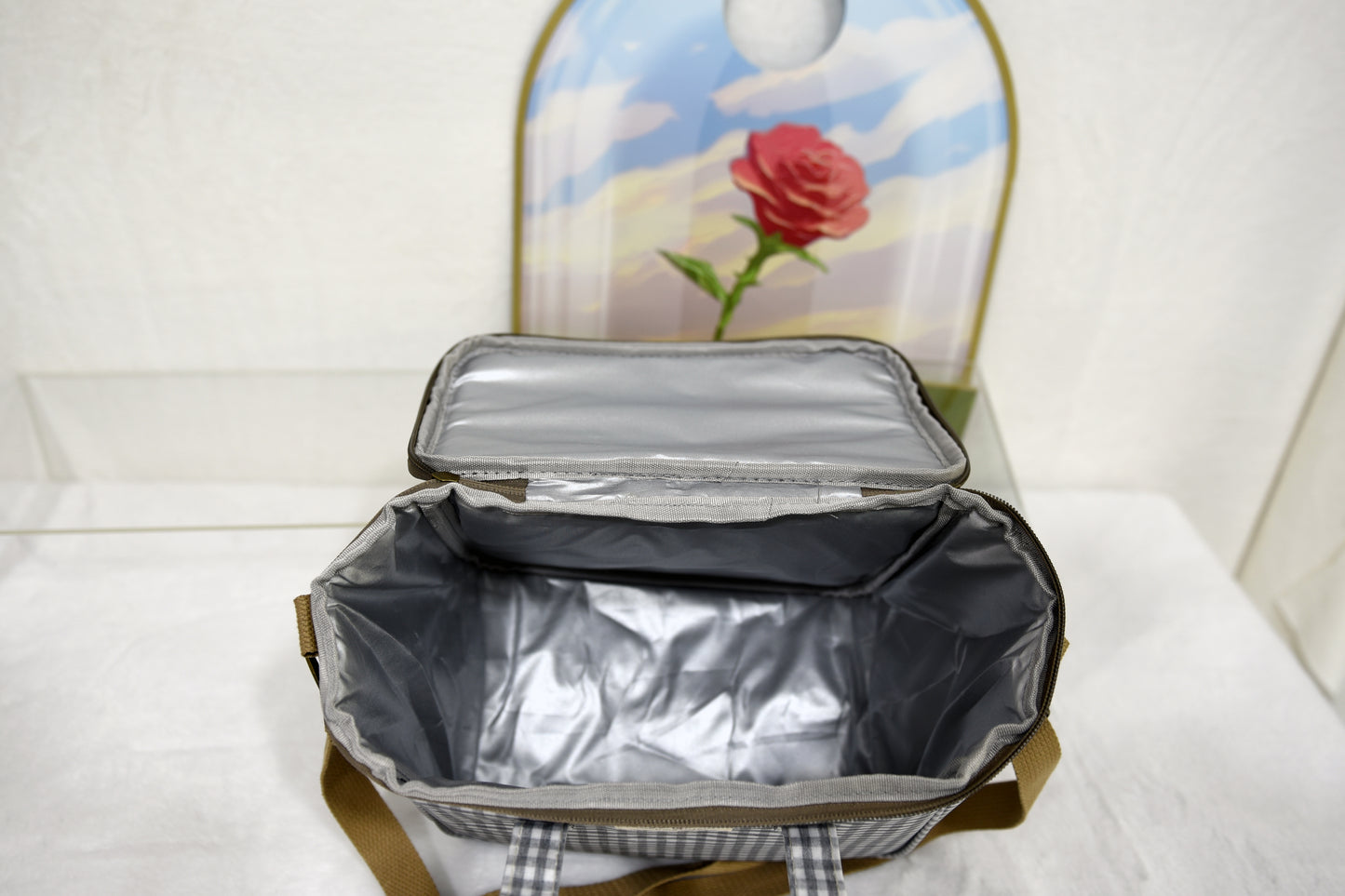 Bolsa Nevera Impermeable Vichy | Bolsa Térmica Almuerzo con Cremallera