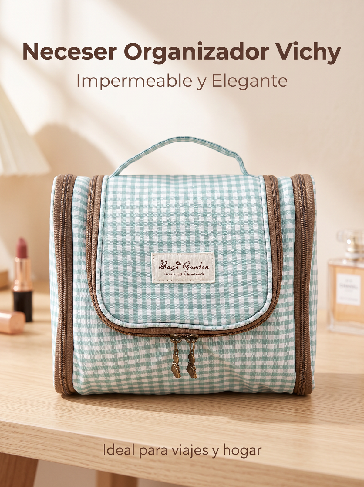 Neceser Organizador de Maquillaje Vichy Impermeable con Compartimentos