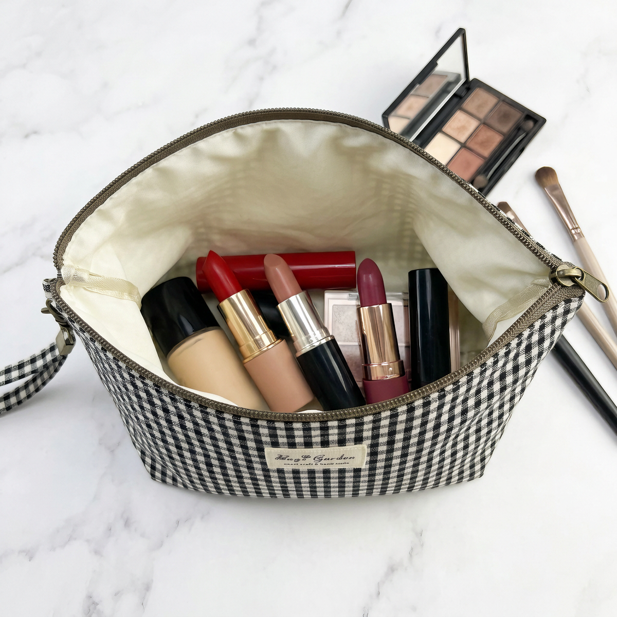 Neceser de Maquillaje de Algodón Vichy con Asa