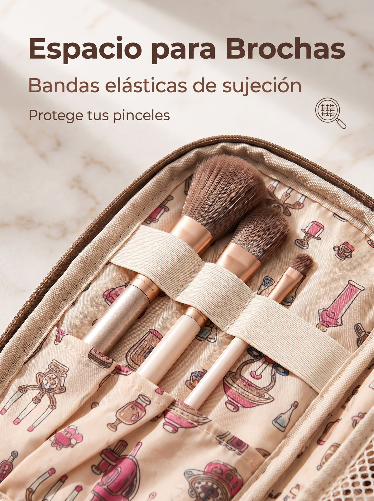Neceser Organizador de Maquillaje Vichy Impermeable con Compartimentos